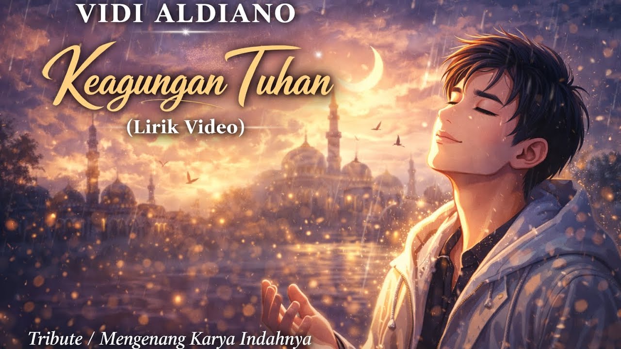 Vidi Aldiano - Keagungan Tuhan (Lirik Video) | Tribute / Mengenang Karya Indahnya