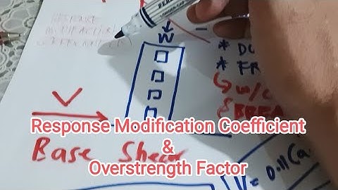 Response Modification Coefficient & Overstrength Factor / Learnings DAILY