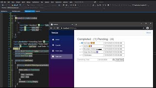 A basic Blazor Todo List Application(Exploring The Bind Feature)