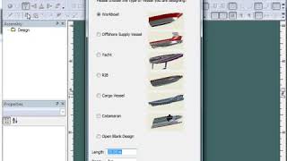 Ship designing on maxsurf