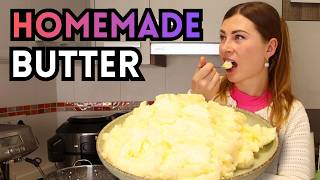 Make Homemade Butter in just 10 minutes!