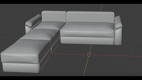 Tutorial sofa english Part 3 | Design | 3D | Blender | Seam Detail | Cushion