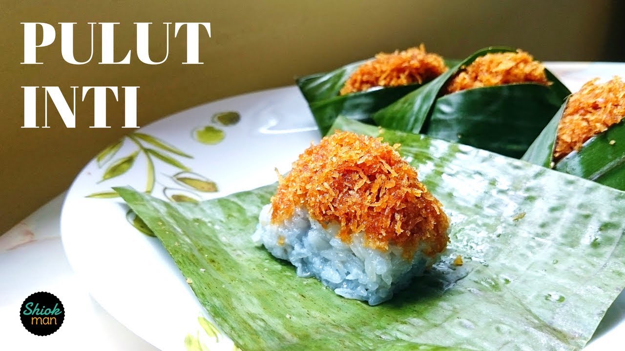 Easy to make Nyonya Kueh - Pulut Inti wrapped in banana 