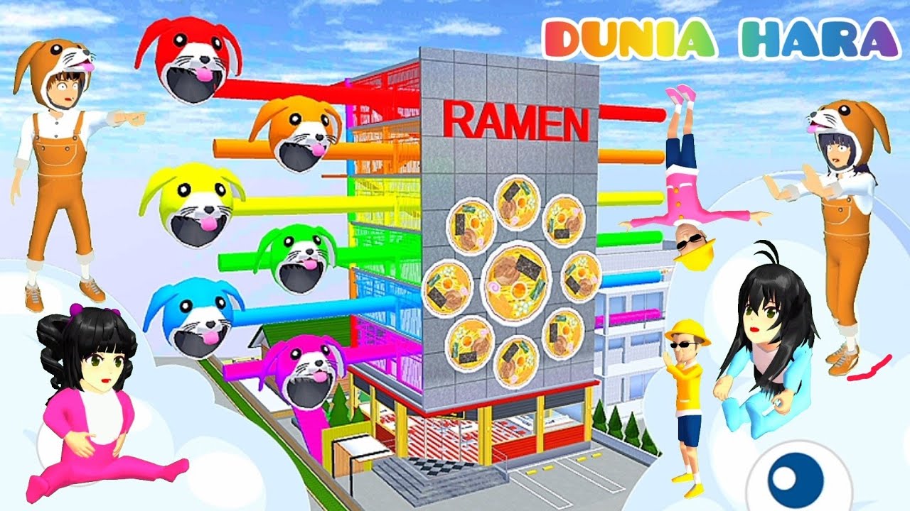 Yuta Mio Beduk Sahur Bangunin Orang Sahur Sebelum Puasa | Celine Atom Atam Hilang 😱 | Sakura School