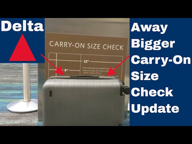 carry on luggage size delta