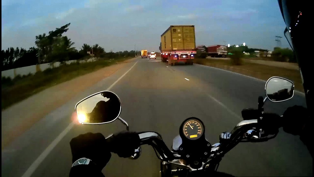 Evening Ride on the Kolar Highway HarleyDavidson Sportster 883