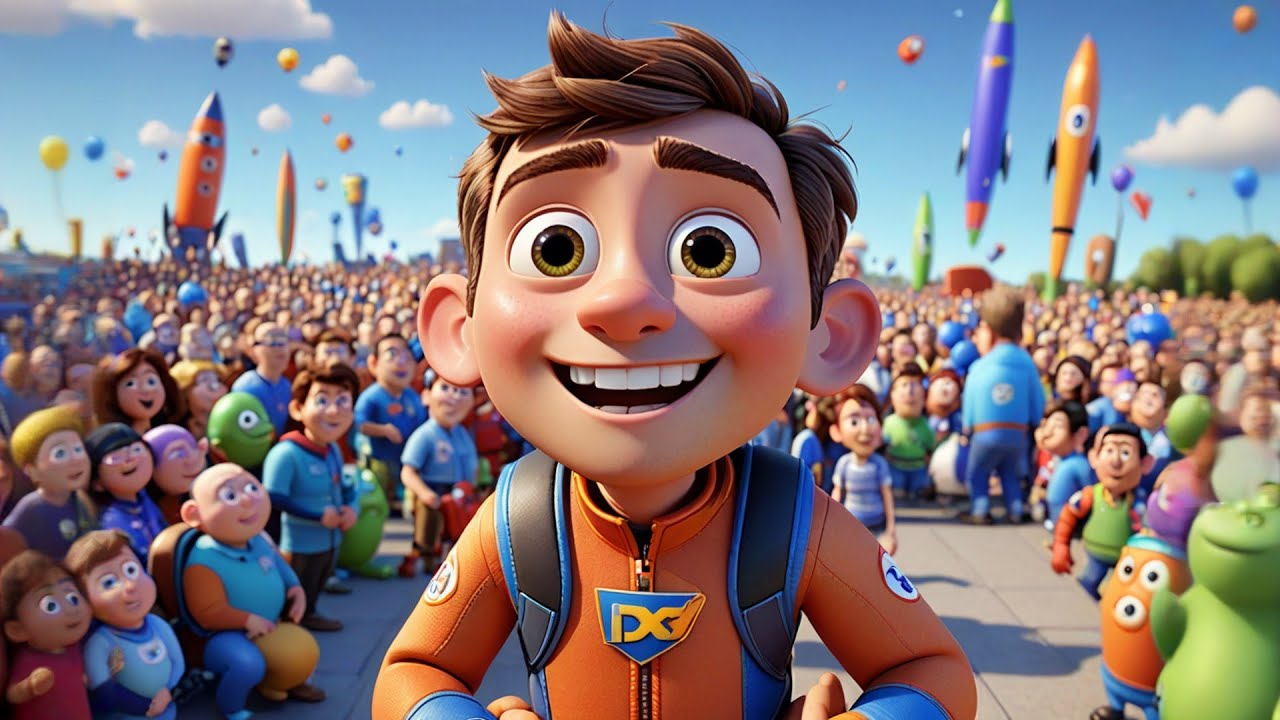 Ricky Rocket Goes Round and Round | Space Song for Kids | Fun Movement Rhyme & Preschool Learning