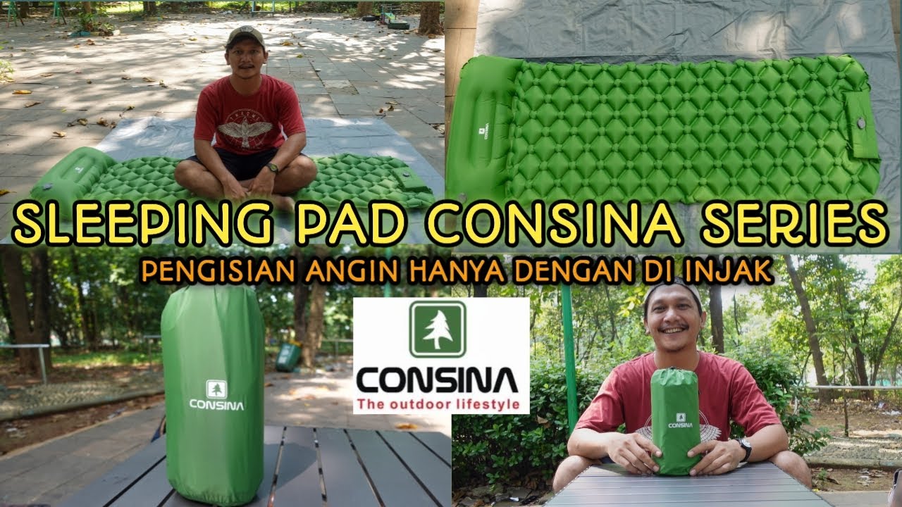 REVIEW SLEEPING PAD CONSINA SERIES | MATRAS ANGIN TERBAIK DARI CONSINA