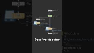QuickTip! Optimize Your RBD Cache #vfx #houdinitutorial #simulations