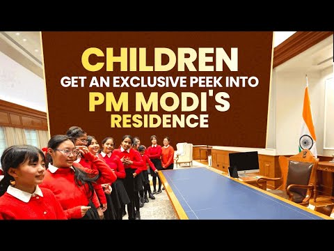 When PM Modi invited children to see 7 Lok Kalyan Marg...