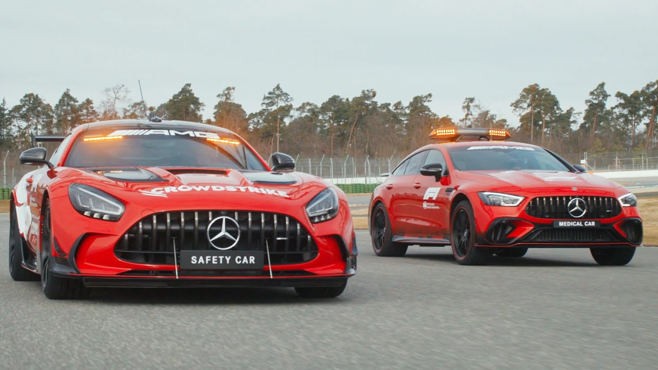 4K Mercedes AMG F1 Safety Car and Medical Car 2022 YouTube