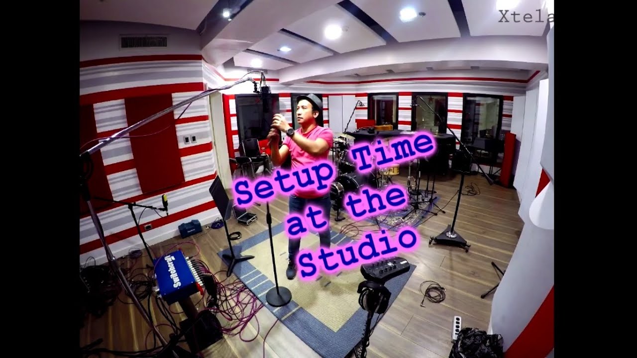 Setting Up Kit & Mic at Spryta Studio (Timelapse)
