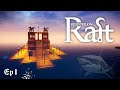 SURVIVAL ON RAFT sobrevivêndo em uma jangada no alto mar ep1