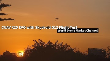 CUAV X25 EVO with Skydroid G12 Flight Test #cuav #skydroid #flighttest