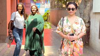 Divya Dutta & Geeta basra Snapped In Bandra