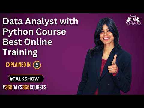 Introduction to Data Analyst with Python Course | Best Online Data Analyst with Python Training