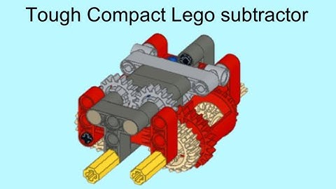 Tough Compact Lego Subtractor +instruction
