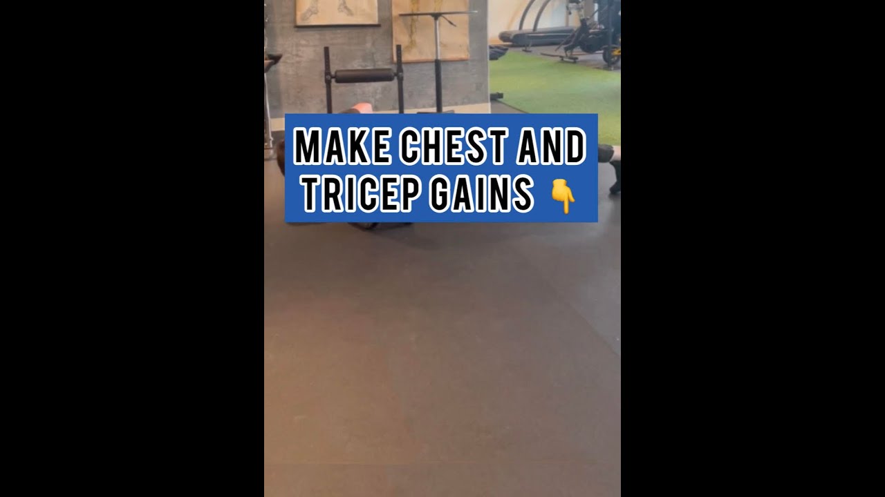 Do this for bigger chest and triceps 💪