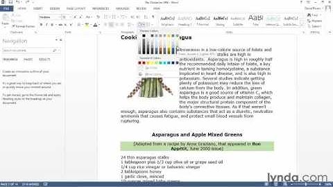 Word 2013 [Essential Training] - Applying Paragraph Shading and Borders 4/14P4