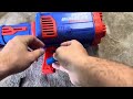 Atlasonix bubble gun unboxing testing demo  real review