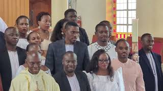 The Parish Priest Blessing The Bafumbo To Be Sunday 27Th April 2026 Ntinda 100 Pm Mass