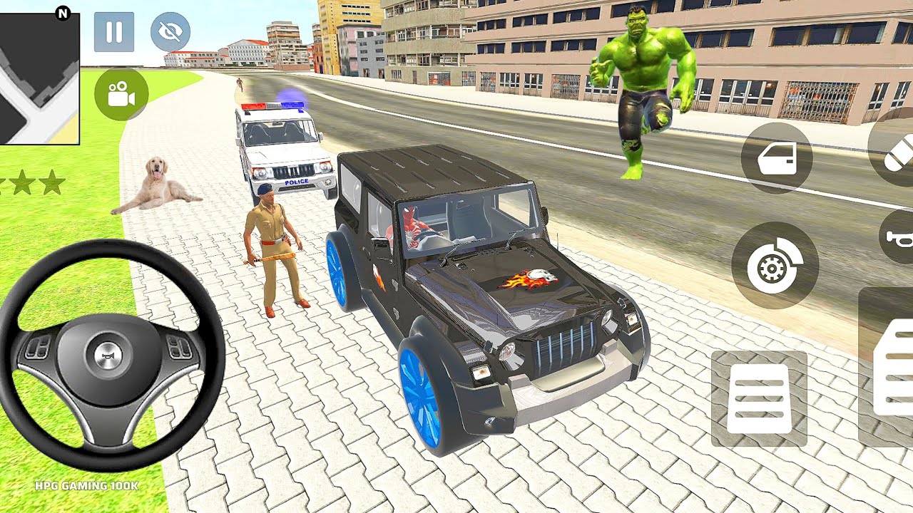 Spiderman vs Indian Police 🚓🔥 | Most Wanted Chase | Auto Theft Auto simulator Gameplay 