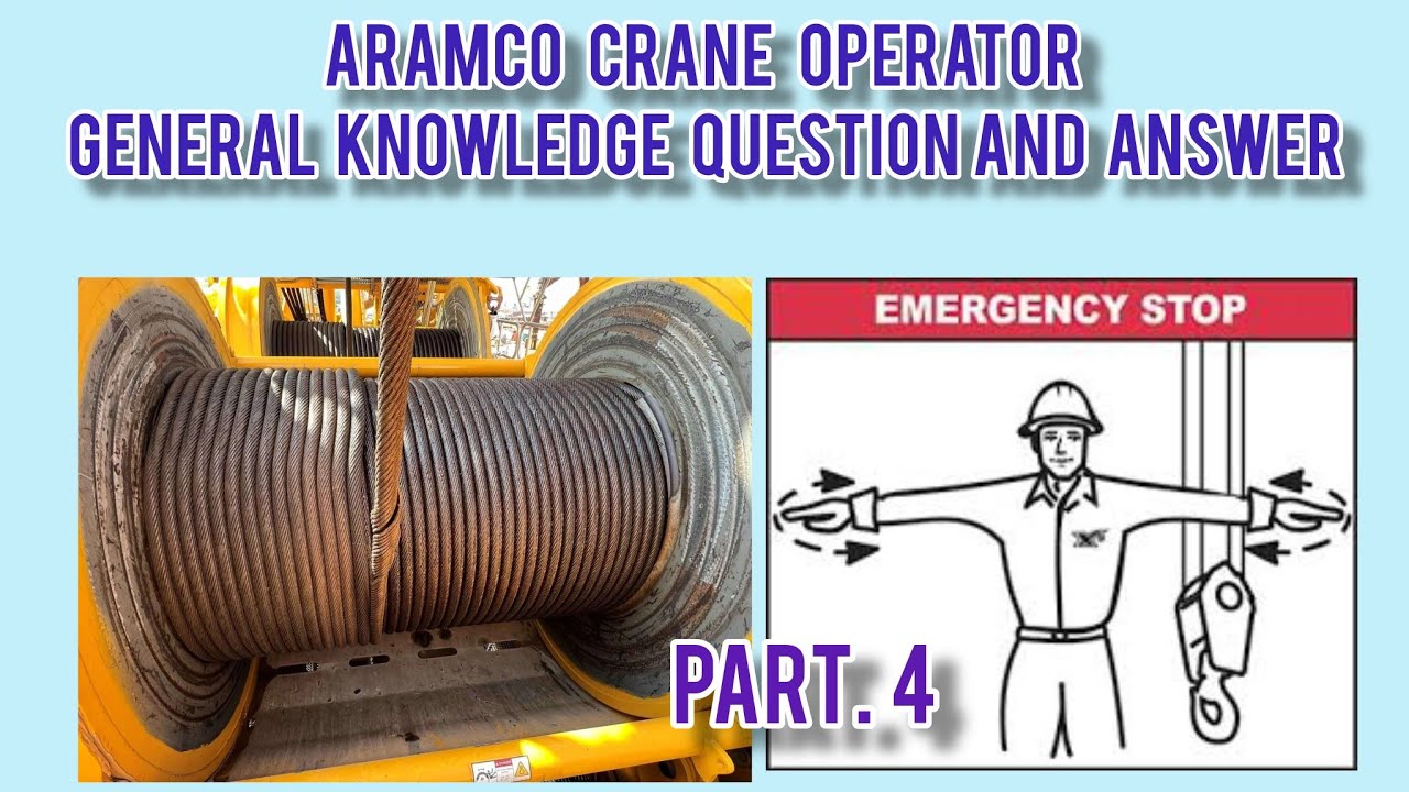 Aramco Cane Operator  GK  Question and Answer Training Video @ part 4