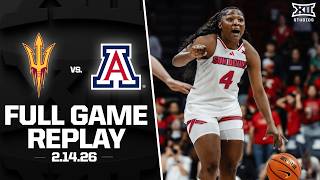 Arizona State vs. Arizona Full Game Replay (2.14.26) | 2025-26 Big 12 Women's Basketball