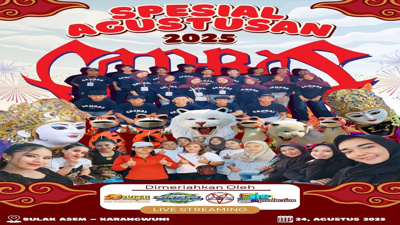 🔴Live Streaming " PERAYAAN HUT RI KE-80 BLOK BULAK ASEM (GANBAS) " Desa Karangwuni, 24 Agustus 2025