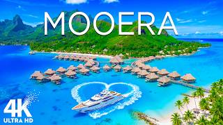 Moorea 4K Drone Footage 🇵🇫 Emerald Peaks, Blue Lagoons & Polynesian Paradise