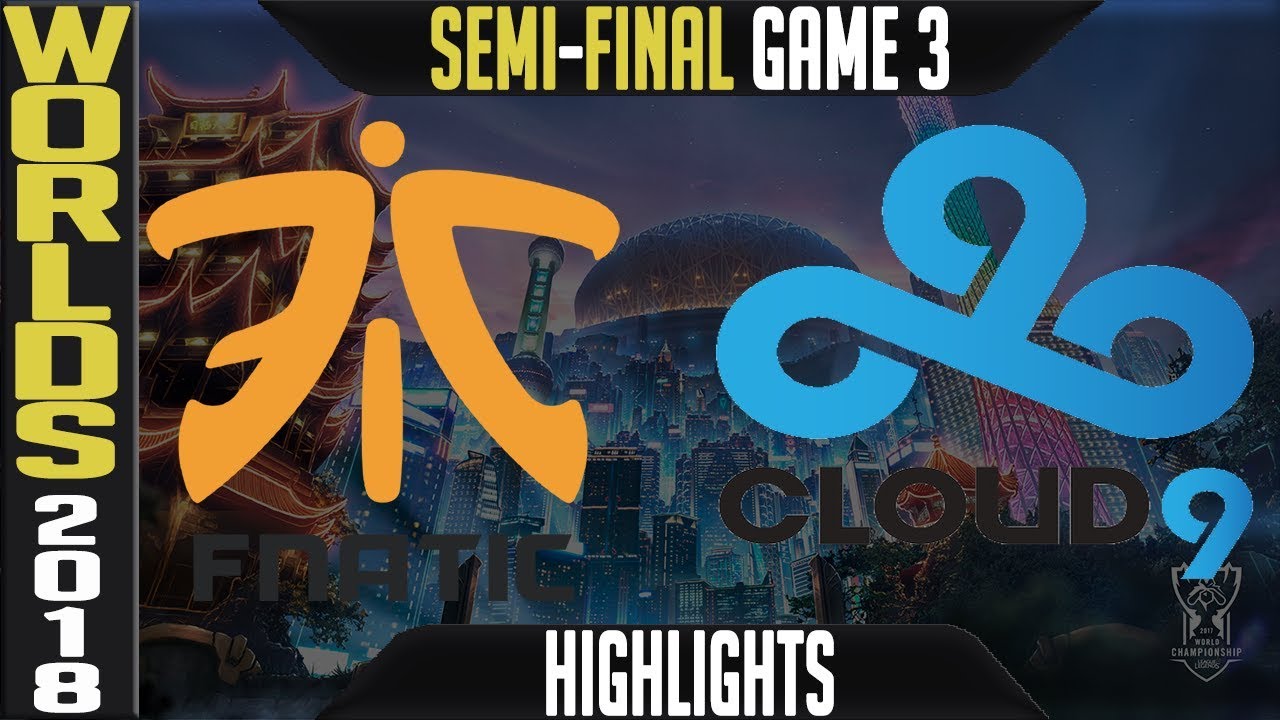FNC vs C9 Highlights Game 3 | Worlds 2018 Semi-final | Fnatic vs Cloud9 G3
