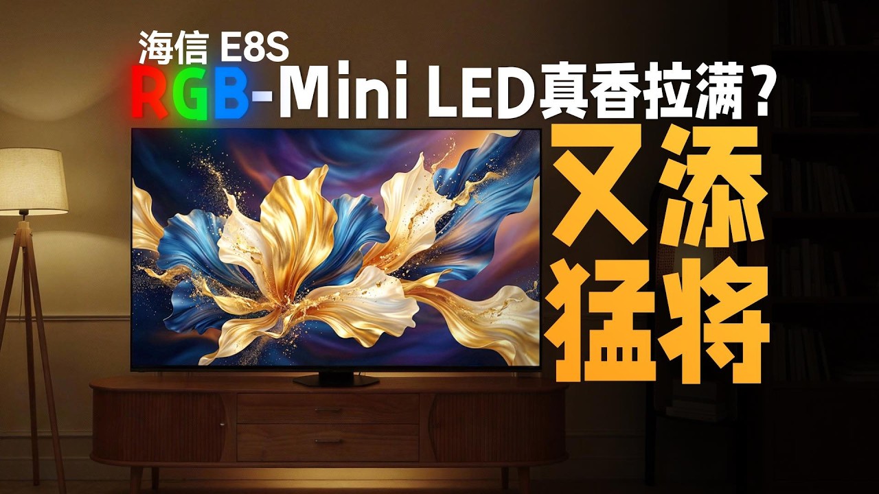 海信 E8S 真机实测，对比 30 万彩监，“画质”够了吗？