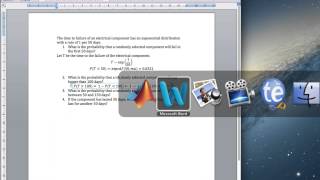 Exponential worked example