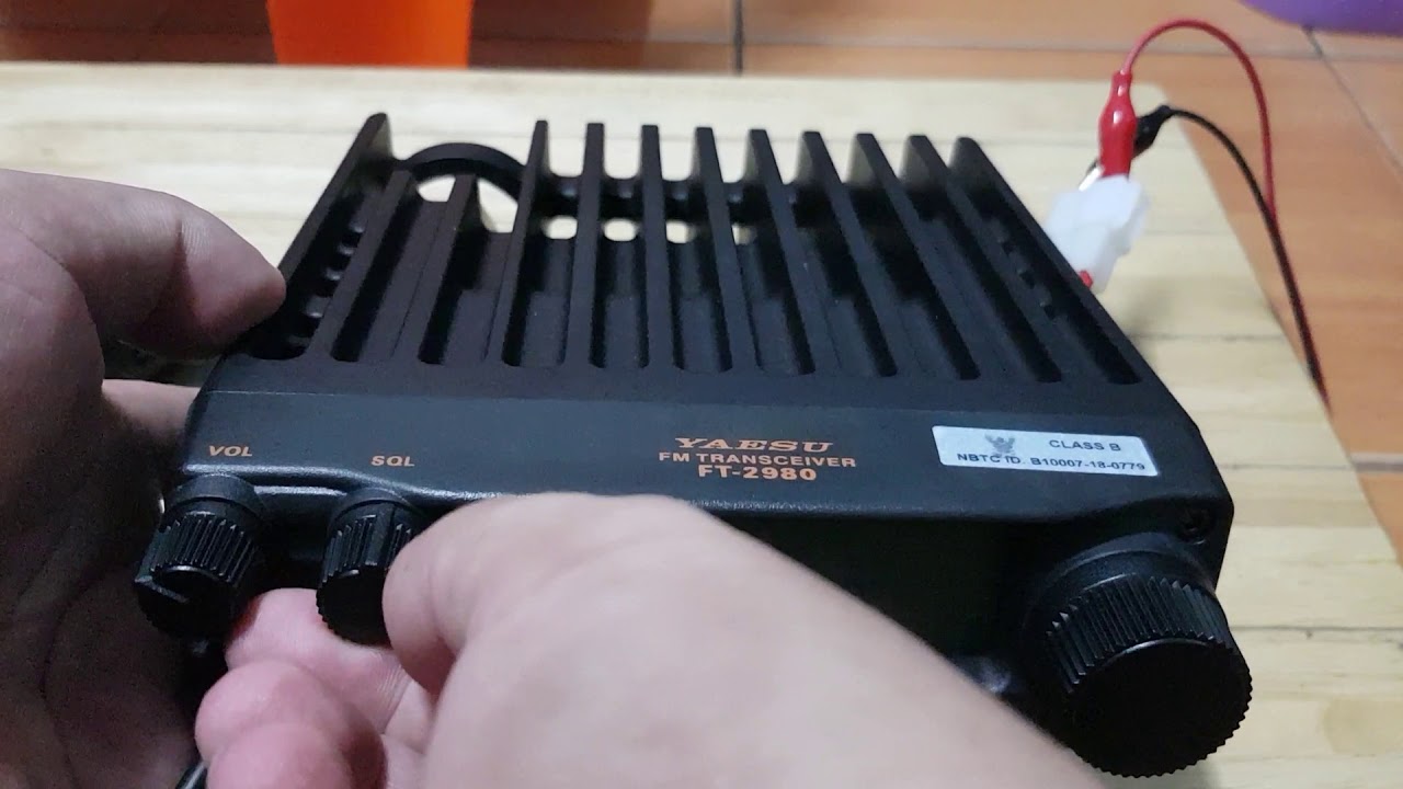 วิธีปิดแบนด์ Yaesu FT2980