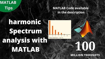 Spectrum estimation and harmonic analysis with MATLAB