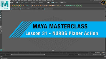 MAYA MASTERCLASS 31 - NURBS Lets talk about PLANER ACTION ( Beginner tutorial )