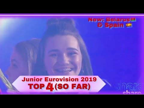 Junior Eurovision 2019 - My Top 4 (So Far) - NEW:
