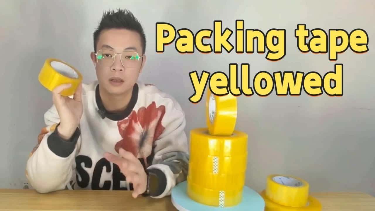Packing tape yellowed,big yellow storage packing tape,yellow clear tape,chinese yellow packing tape