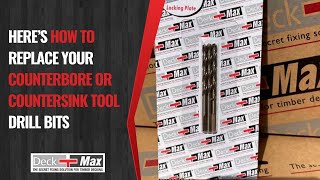 Here’s How To Replace Your Counterbore Or Countersink Tools” Drill Bits