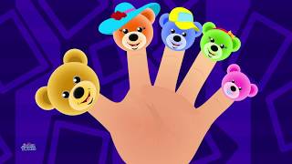 teddy bear finger family nursery rhymes kids rhymes baby songs