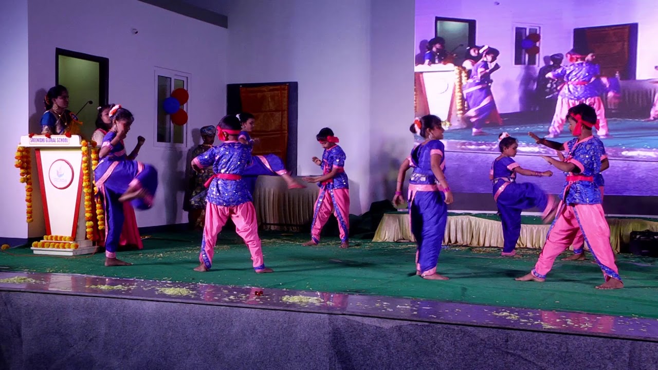 Dance Performance by V class  students on Rani Rudrama Devi ..... SREENIDHI GLOBAL SCHOOL,MADINAGUDA