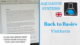 Aquarium Systems Back to Basics Visitherm