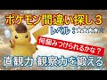 ポケモン間違い探しレベル４【すくすくキッズTV】