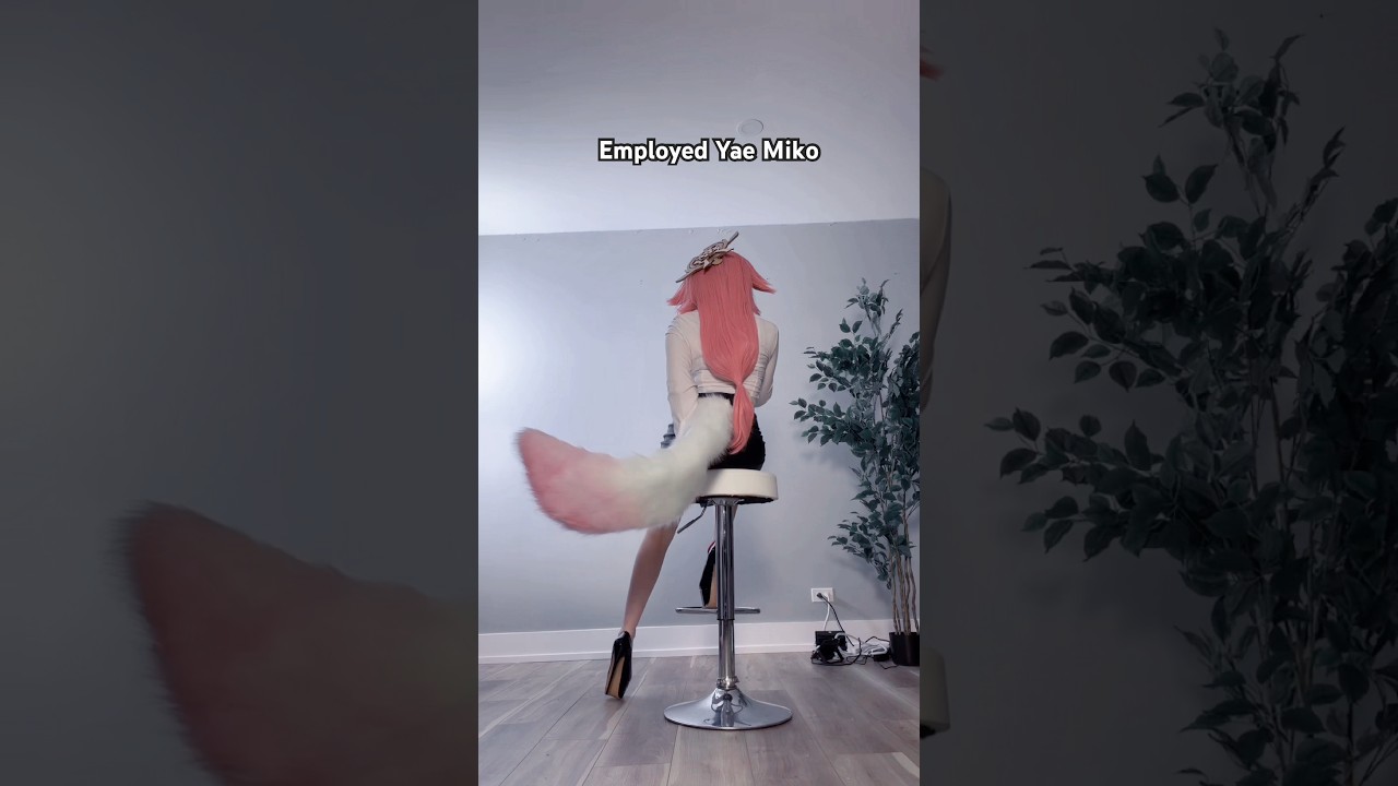 Employed Yae Miko??? #genshinimpact #cosplay