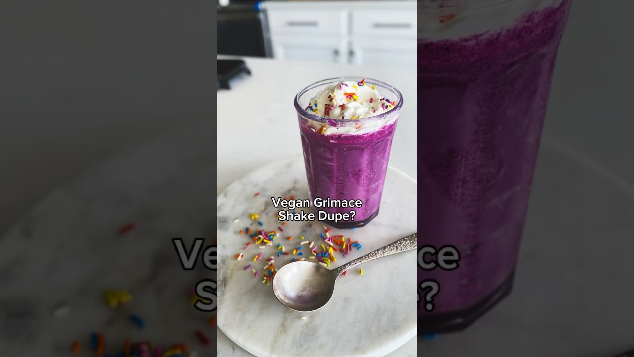 Grimace shake ingredients that might shock you! #shorts #summer2024 #grimaceshakeingredients  #food