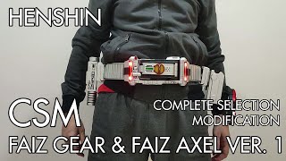 [HENSHIN] Complete Selection Modification (CSM) Faiz Gear & Faiz Axel Ver. 1.0 by Hendro's Hobbies