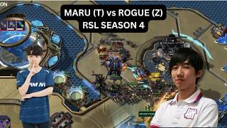 [Starcraft 2] ZERG RUSH META??? - MARU (T) vs ROGUE (Z) - BO7 - RSL Season 4