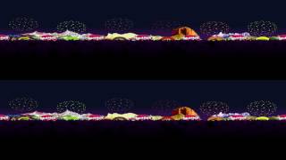 Skittles Fireworks 360 - Stereoscopic 3D