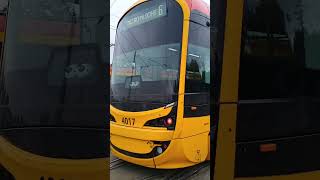 Odjazd Hyundaia Rotem Varsolino 142N na linii 6 #4017 z przystanku Metro Marymont
