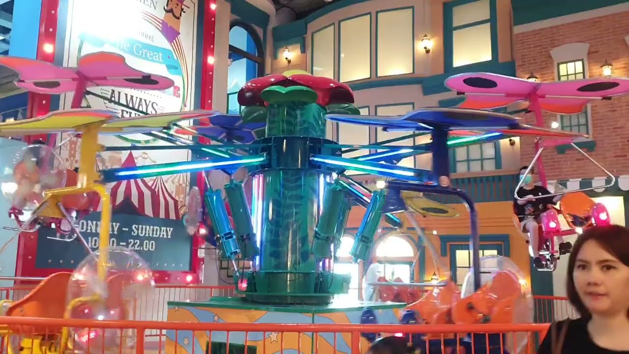 Butterfly Magic Bike flying and landing at Carniville Grand Indonesia Jakarta aviation industry